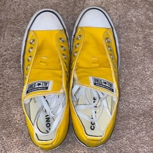 yellow converse